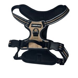 Rabbitgoo Black and Tan Dog Harness. Size Medium.